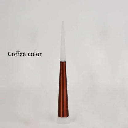 Verthara Premium LED Chandelier Lighting Gold/Black/Coffe/Silver Staircase Long Pendant Lamp Duplex Building Villa Attic Adjustable Hanging Light coffee color / 60 Cone tubes / round base|warm white