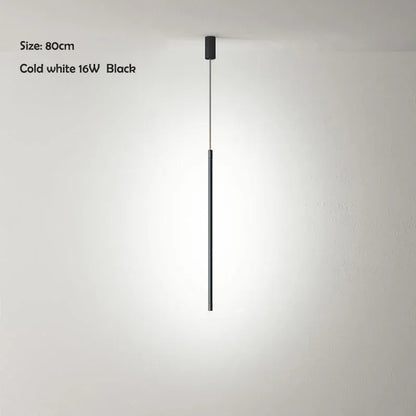 Verthara Premium LED Chandelier With Long Hanging Line - Modern Design - Indoor Lighting - Metal And Glass - Warm White - Energy Efficient 80cm cold white