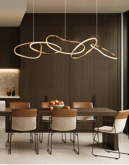 Verthara Premium LED Circle Pendant Chandelier