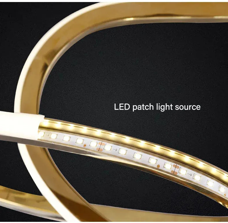 Verthara Premium LED Circle Pendant Chandelier