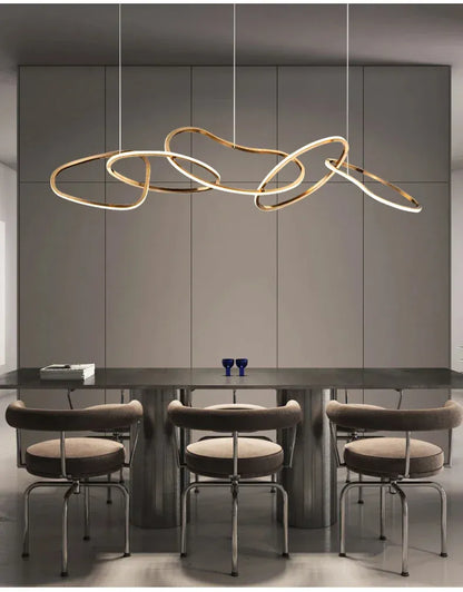 Verthara Premium LED Circle Pendant Chandelier