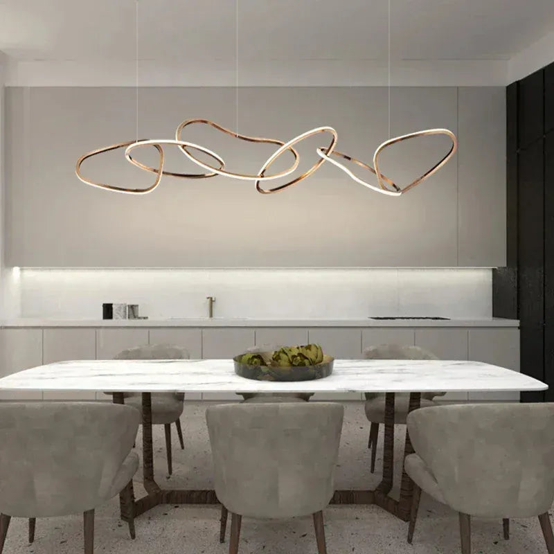 Verthara Premium LED Circle Pendant Chandelier