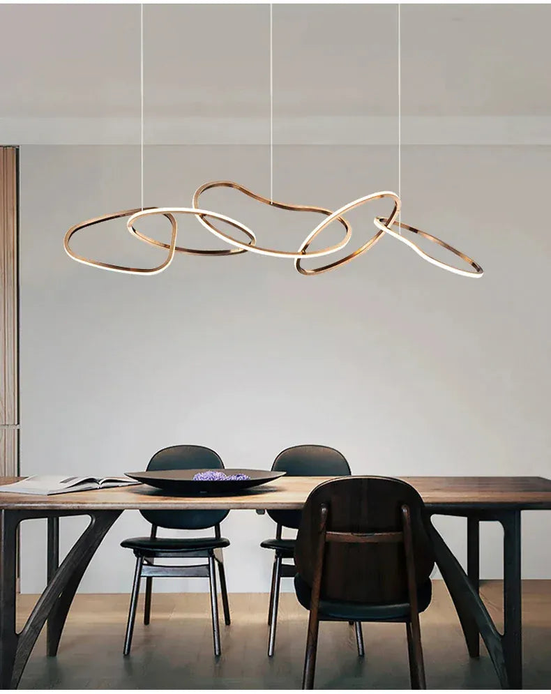Verthara Premium LED Circle Pendant Chandelier