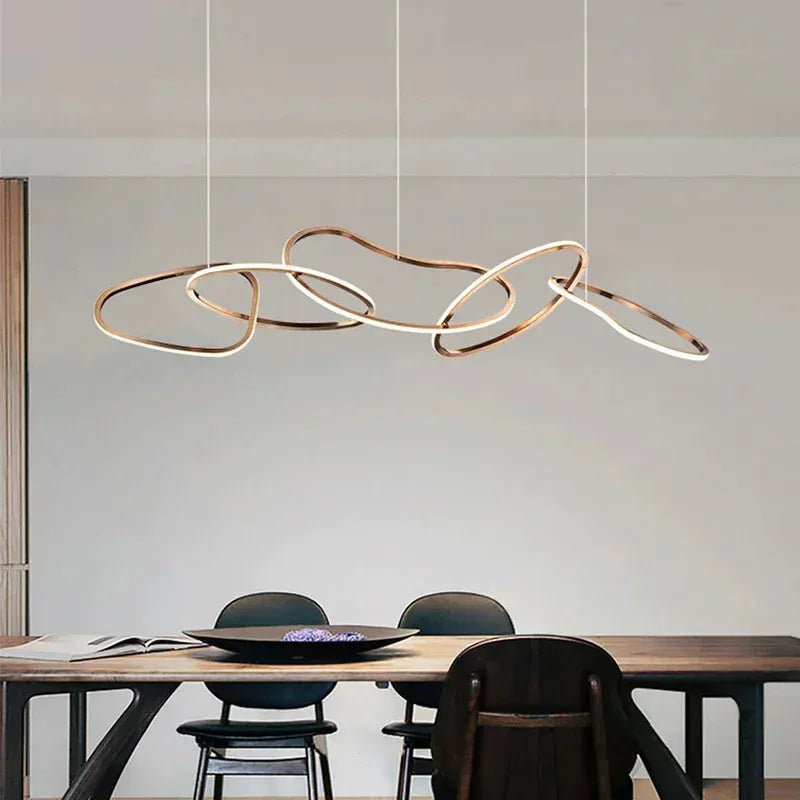 Verthara Premium LED Circle Pendant Chandelier