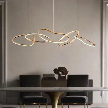 Verthara Premium LED Circle Pendant Chandelier