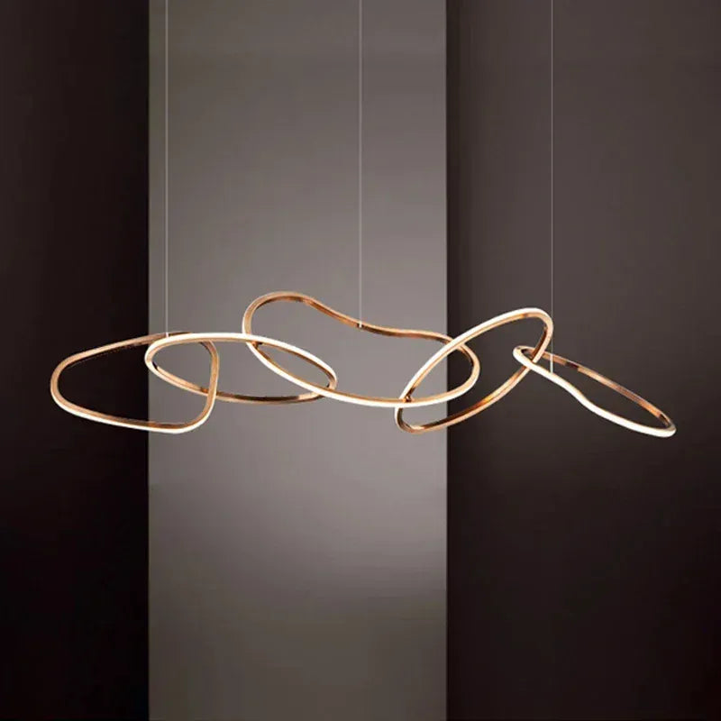 Verthara Premium LED Circle Pendant Chandelier