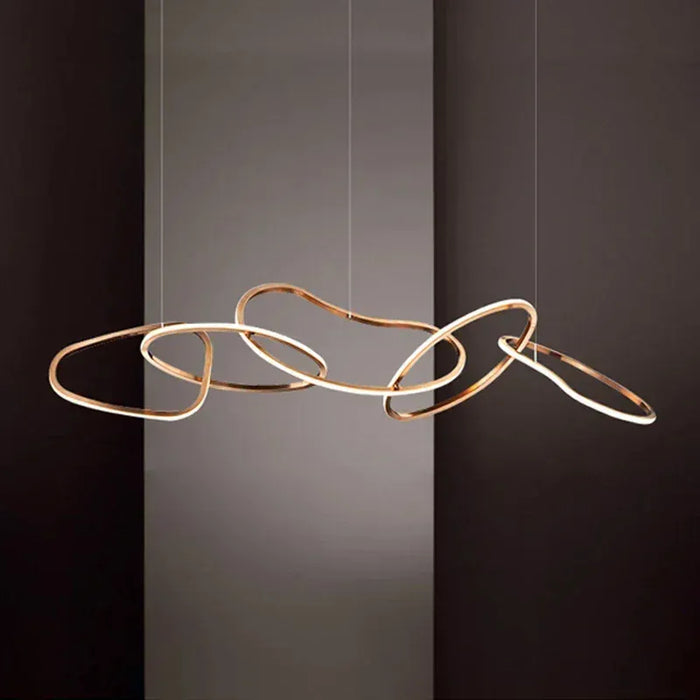 Verthara Premium LED Circle Pendant Chandelier