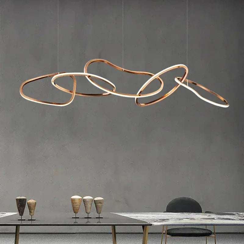 Verthara Premium LED Circle Pendant Chandelier