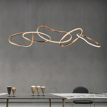 Verthara Premium LED Circle Pendant Chandelier