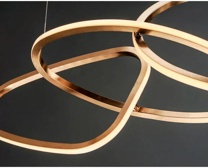 Verthara Premium LED Circle Pendant Chandelier