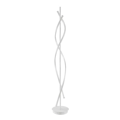 Verthara Premium LED Corner Floor Lamp With Remote Control – Stepless Dimming - Minimalist - Warm White - Energy Efficient - Ideal For Living Room AU Plug / RGB / H135CM White