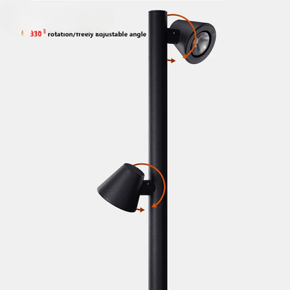 Verthara Premium LED Garden Spotlight With Multi-Head Rotation – Waterproof - Adjustable Brightness - Durable Aluminium - Energy Efficient Outdoor Lighting