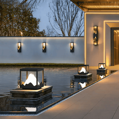 Verthara Premium LED Outdoor Wall Light Fixture – Waterproof - Stainless Steel - Modern Design - IP54 Rated - Suitable for Garden and Porch