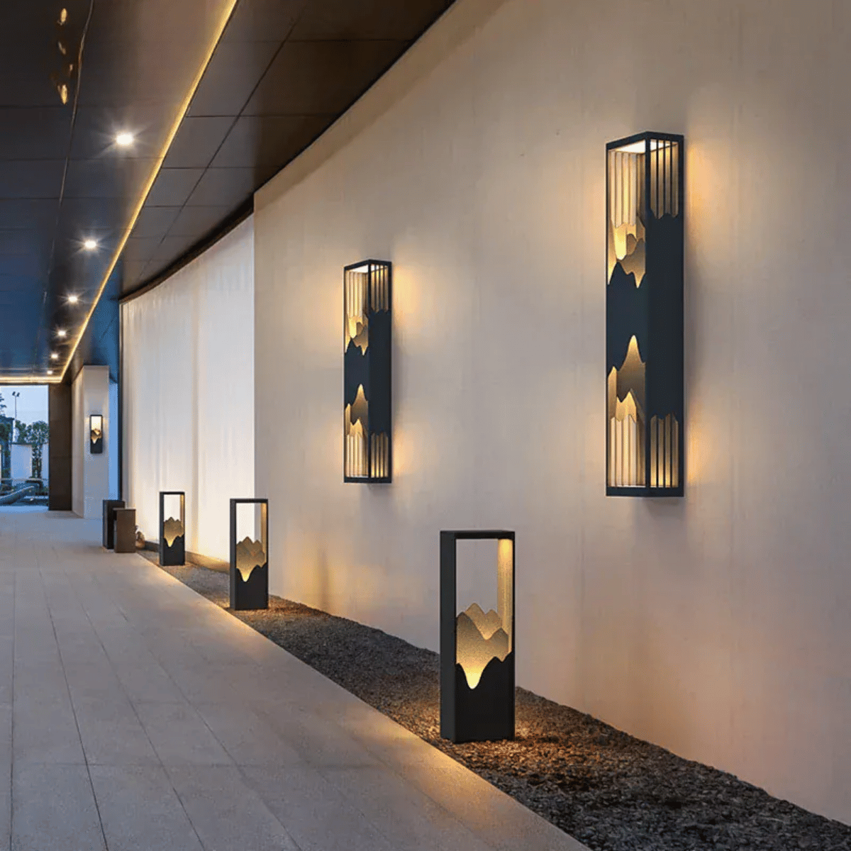 Verthara Premium LED Outdoor Wall Light Fixture – Waterproof - Stainless Steel - Modern Design - IP54 Rated - Suitable for Garden and Porch