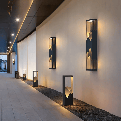 Verthara Premium LED Outdoor Wall Light Fixture – Waterproof - Stainless Steel - Modern Design - IP54 Rated - Suitable for Garden and Porch