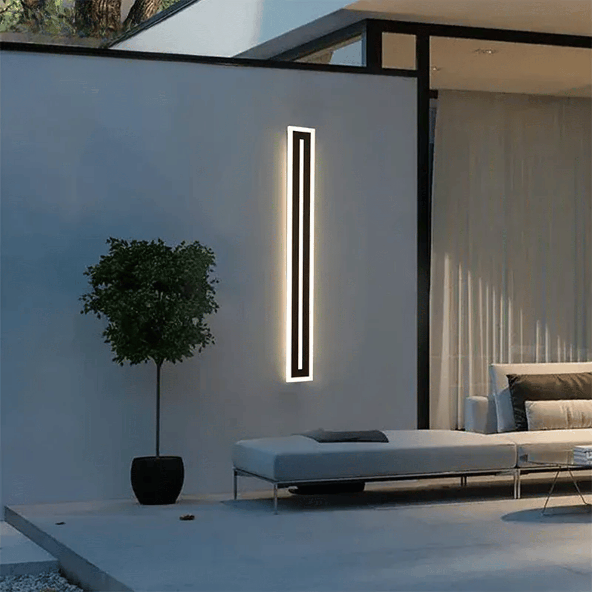 Verthara Premium LED Outdoor Wall Light - Hard-Wired - Waterproof - Modern Aluminium Design - IP65 Rated - Energy-Saving - Available in Multiple Sizes