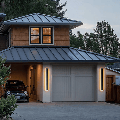 Verthara Premium LED Outdoor Wall Light - Hard-Wired - Waterproof - Modern Aluminium Design - IP65 Rated - Energy-Saving - Available in Multiple Sizes