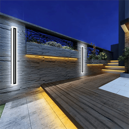 Verthara Premium LED Outdoor Wall Light - Hard-Wired - Waterproof - Modern Aluminium Design - IP65 Rated - Energy-Saving - Available in Multiple Sizes