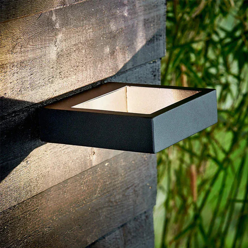 Verthara Premium LED Outdoor Wall Light - Surface Mount - IP65 Waterproof - Aluminium - Black - Modern Garden Lighting