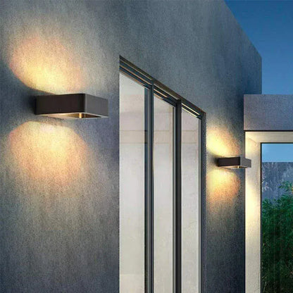 Verthara Premium LED Outdoor Wall Light - Surface Mount - IP65 Waterproof - Aluminium - Black - Modern Garden Lighting