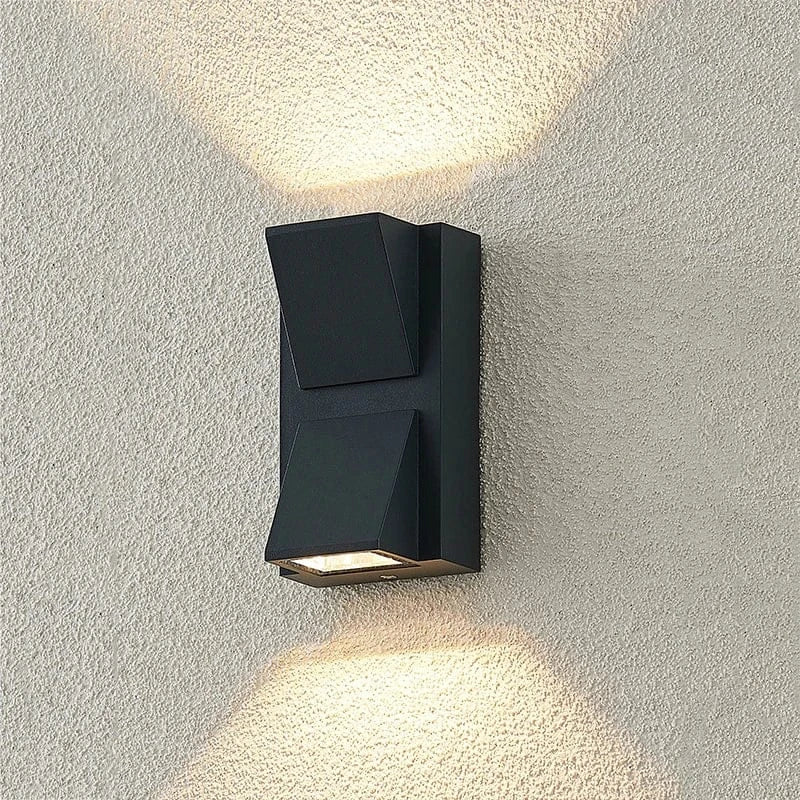 Verthara Premium LED Outdoor Wall Light - Wall Mounted - Waterproof - Aluminium - Modern Design - IP65 Rated - Energy Efficient - 5W/10W