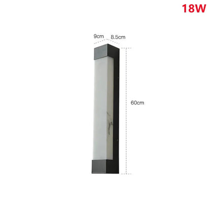 Verthara Premium LED Outdoor Wall Light - Wall-Mounted - Waterproof - Modern Design - Ideal for Garden - Pathway - Energy Efficient