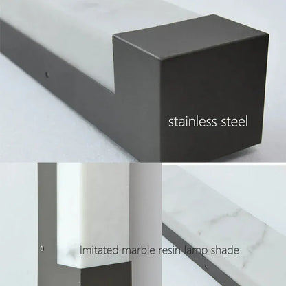 Verthara Premium LED Outdoor Wall Light - Wall-Mounted - Waterproof - Modern Design - Ideal for Garden - Pathway - Energy Efficient