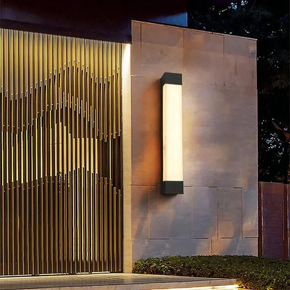 Verthara Premium LED Outdoor Wall Light - Wall-Mounted - Waterproof - Modern Design - Ideal for Garden - Pathway - Energy Efficient cool white / H90cm