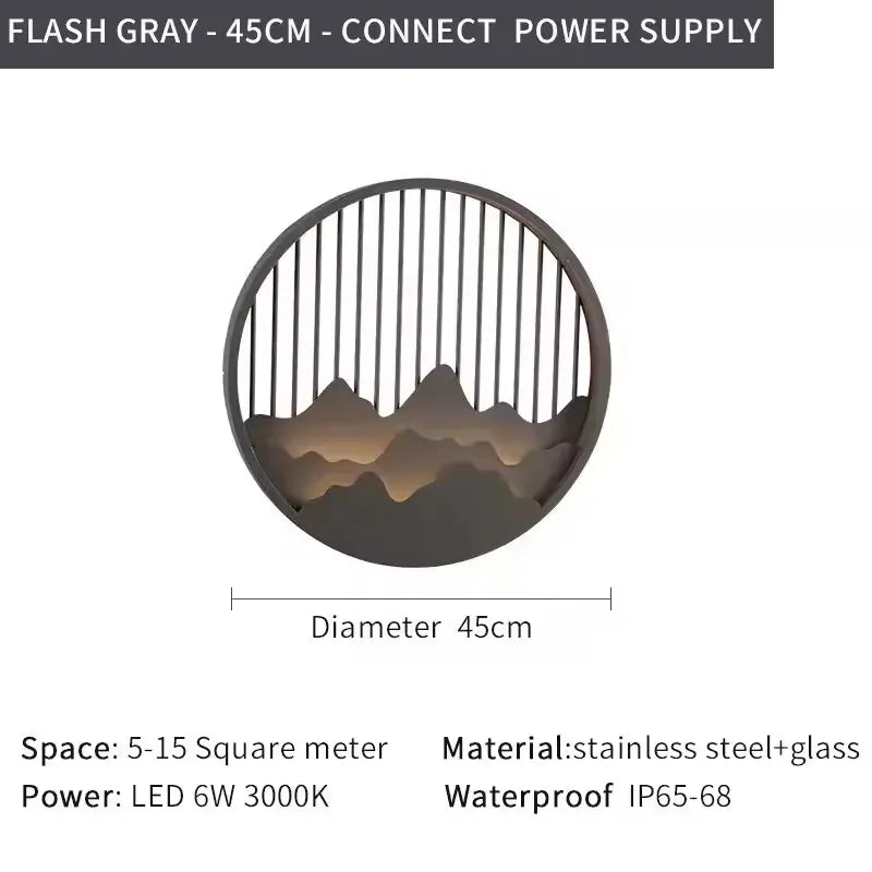 Verthara Premium LED Outdoor Wall Light - Waterproof - Stainless Steel - Anti-Rust - Modern Design - Ideal for Balcony and Porch Lighting