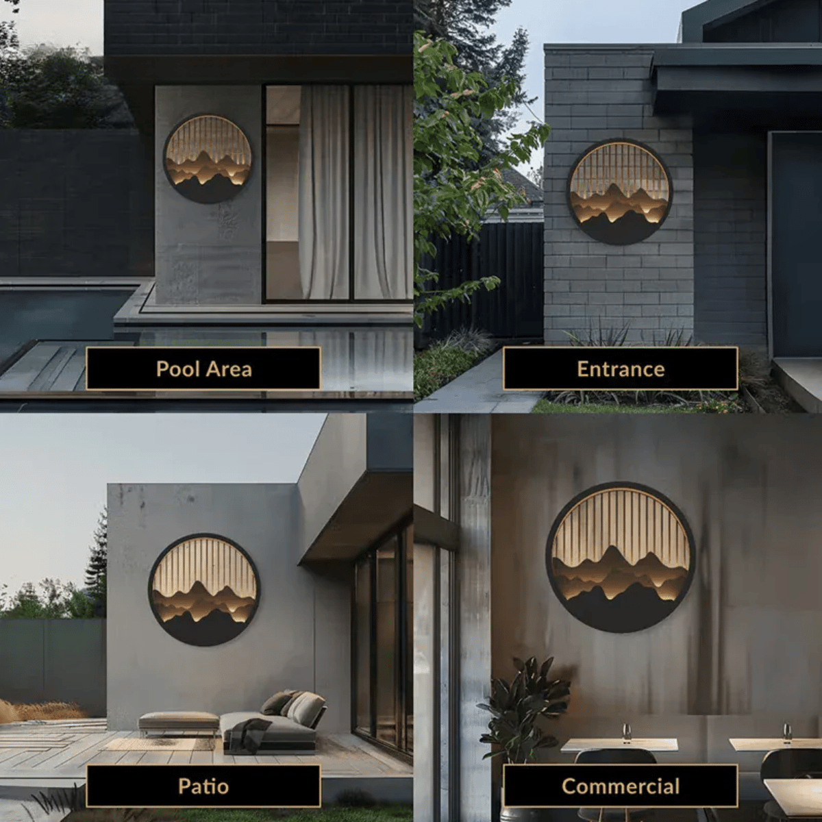 Verthara Premium LED Outdoor Wall Light - Waterproof - Stainless Steel - Anti-Rust - Modern Design - Ideal for Balcony and Porch Lighting