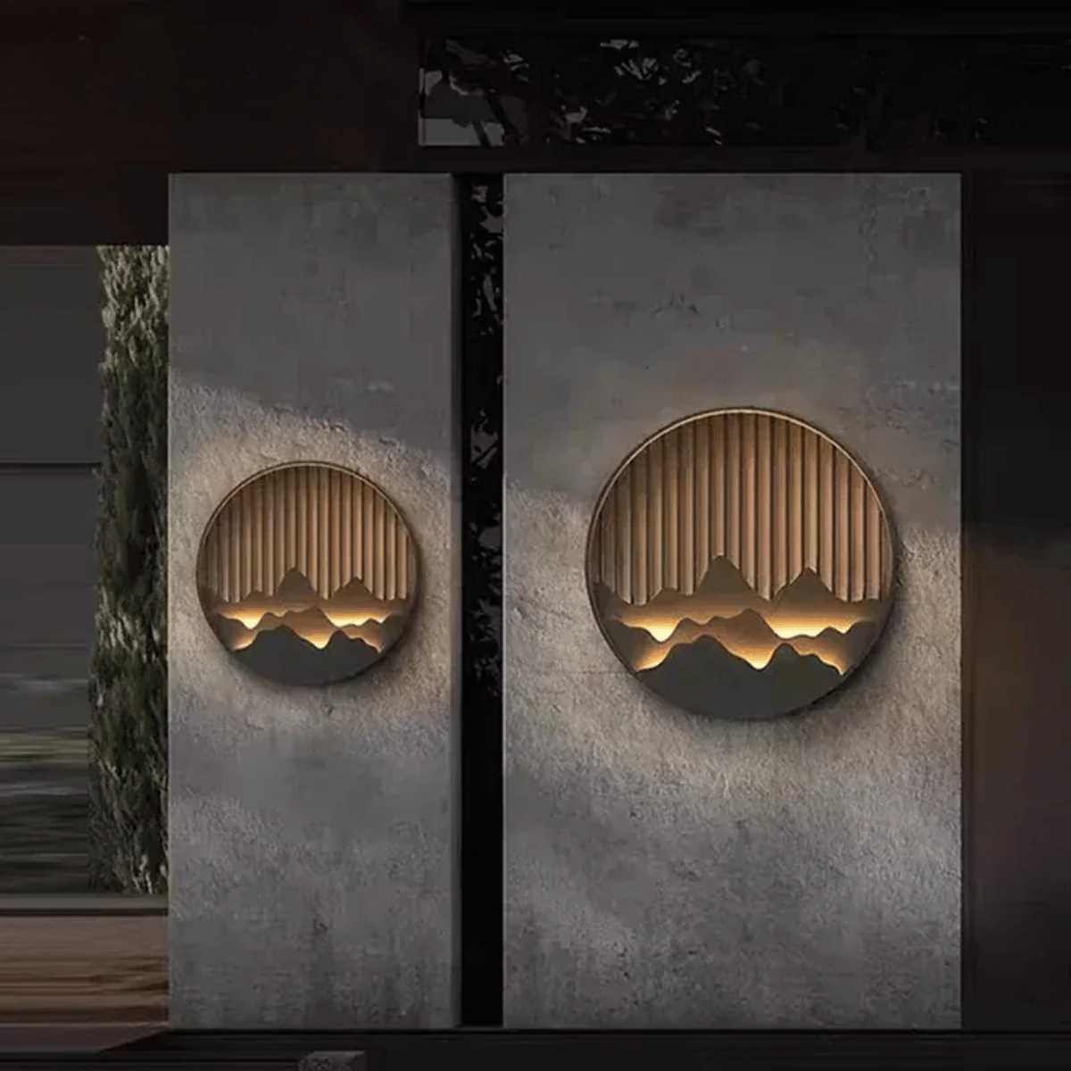 Verthara Premium LED Outdoor Wall Light - Waterproof - Stainless Steel - Anti-Rust - Modern Design - Ideal for Balcony and Porch Lighting