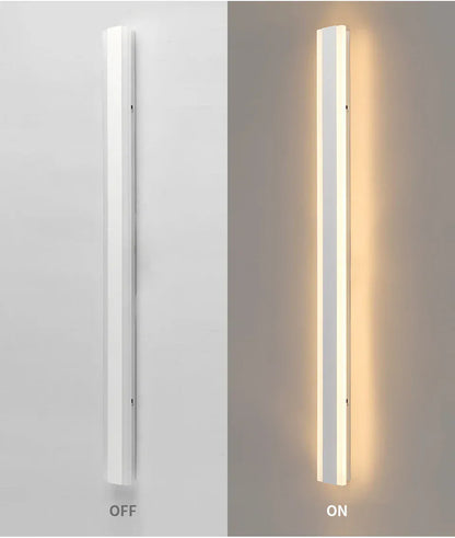 Verthara Premium LED Outdoor Wall Sconce – Modern Design – Weather Resistant - Adjustable Brightness - Durable Iron and Acrylic - Ideal for Garages and Porches