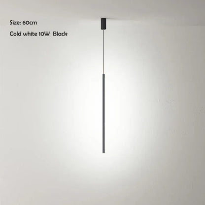 Verthara Premium LED Pendant Light - Ceiling Mounted - Long Hanging Design - Modern - Energy Efficient - Warm White - Ideal For Indoor Spaces 60cm cold white