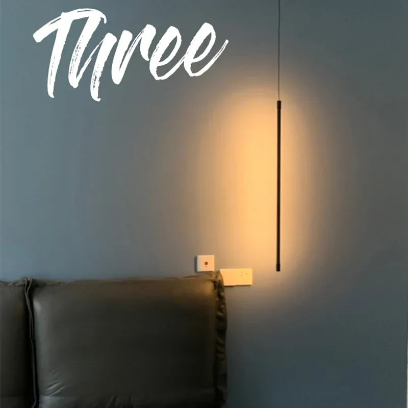 Verthara Premium LED Pendant Light - Ceiling Mounted - Long Hanging Design - Modern - Energy Efficient - Warm White - Ideal For Indoor Spaces