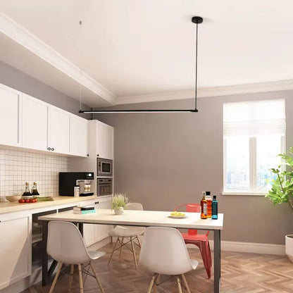 Verthara Premium LED Pendant Light – Hanging Fixture – Minimalist Design - Black Aluminium - Warm White - Indoor Lighting - Modern Style