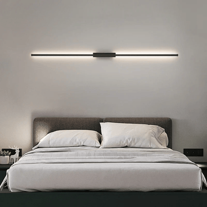 Verthara Premium LED Wall Light - Wall Mounted - Adjustable Colour Temperature - Minimalist Design - Black - Indoor Use - Energy-Efficient Lighting Nature White(3500-5500K) / 2pcs 150cm