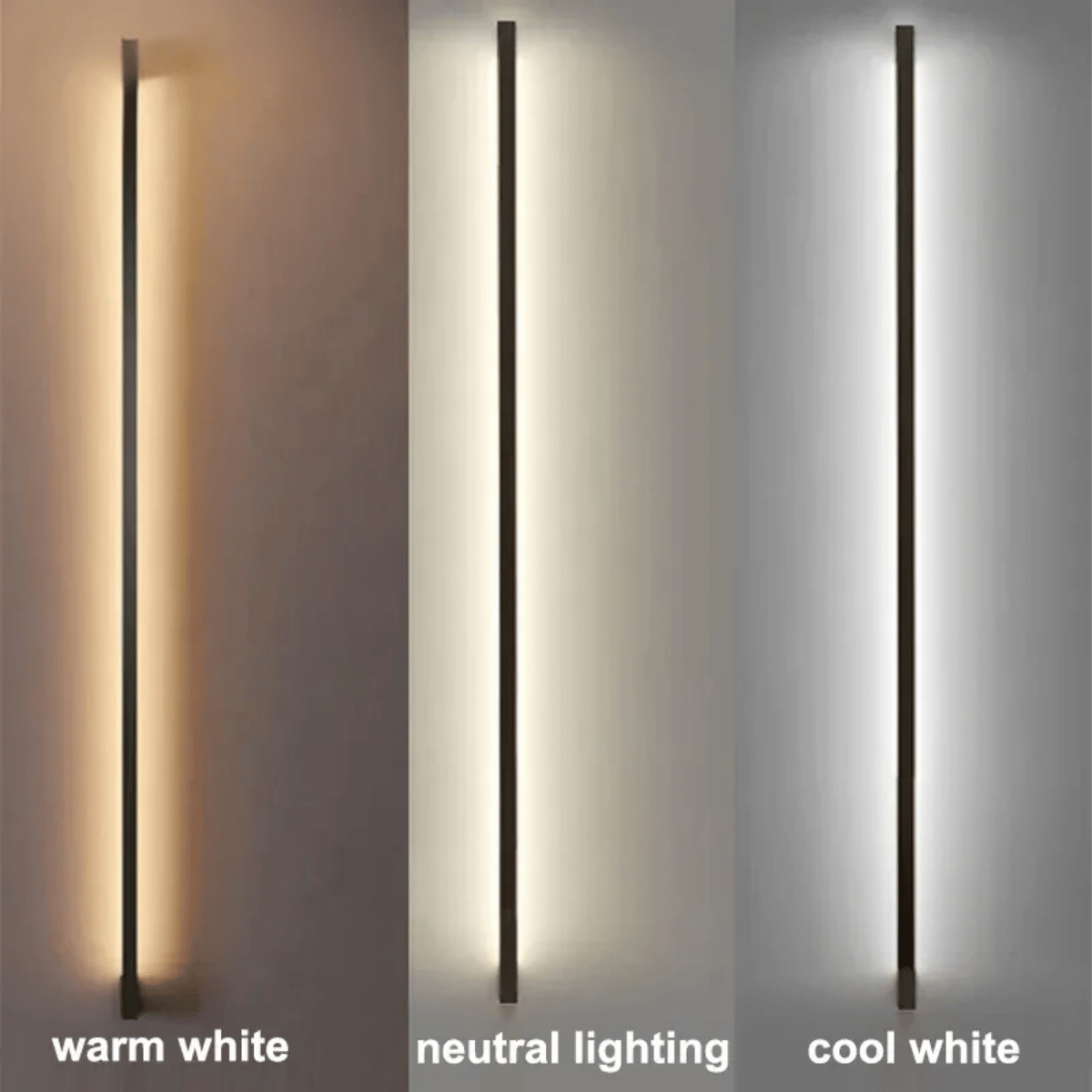 Verthara Premium LED Wall Light - Wall Mounted - Modern Minimalist - Adjustable Colour Temperature - Indoor - Remote Dimming - Multiple Sizes Available