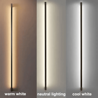 Verthara Premium LED Wall Light - Wall Mounted - Modern Minimalist - Adjustable Colour Temperature - Indoor - Remote Dimming - Multiple Sizes Available