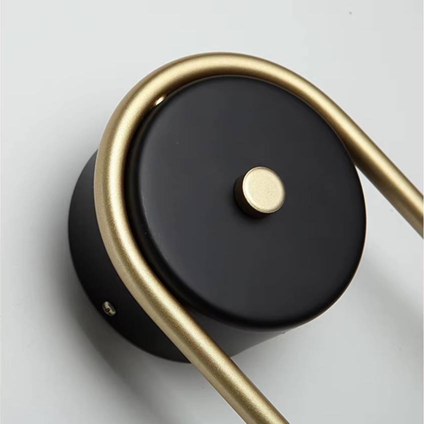 Verthara Premium LED Wall Sconce Lighting with Golden Ball Design – Adjustable Brightness Wall Lamp for Living Room, Bedroom, and Hallway