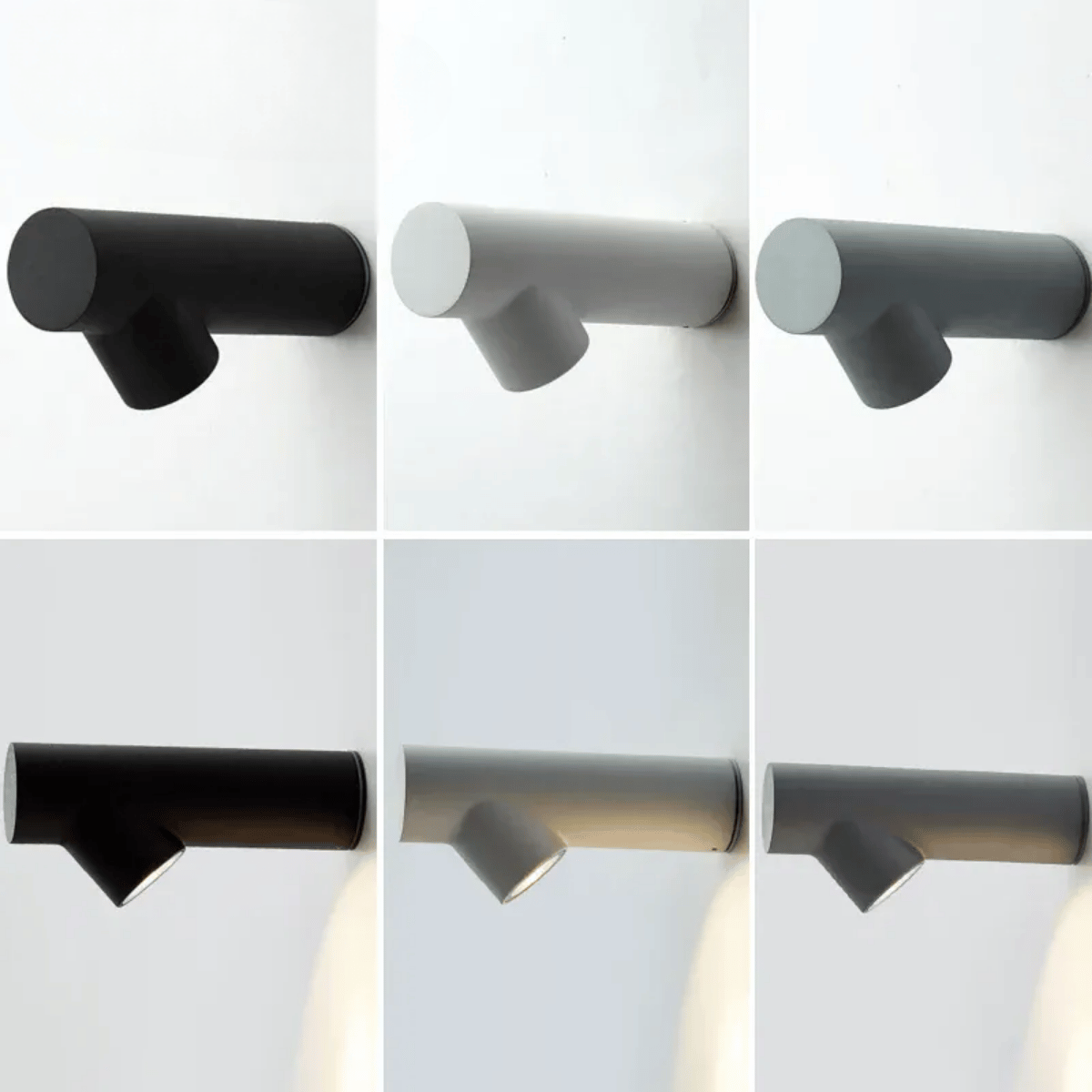 Verthara Premium LED Wall Sconce - Modern Aluminium Design - Waterproof - Adjustable Colour - Indoor/Outdoor Use - 6W Energy Efficient Lighting