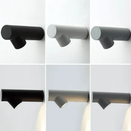 Verthara Premium LED Wall Sconce - Modern Aluminium Design - Waterproof - Adjustable Colour - Indoor/Outdoor Use - 6W Energy Efficient Lighting