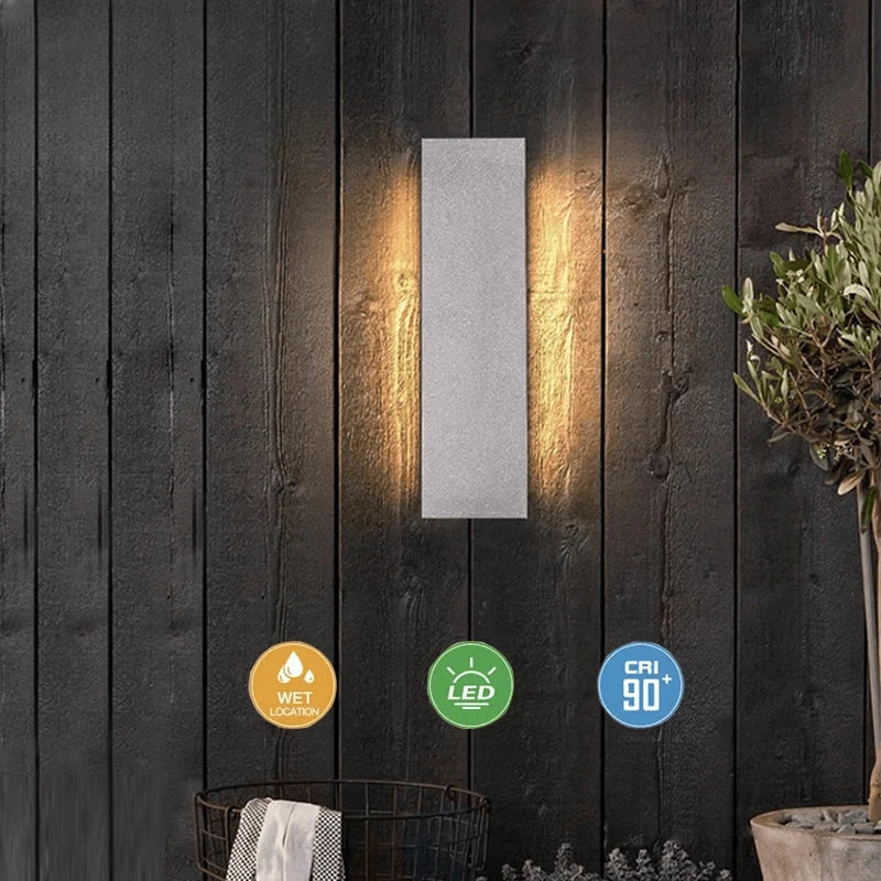 Verthara Premium Limestone Outdoor Wall Sconce