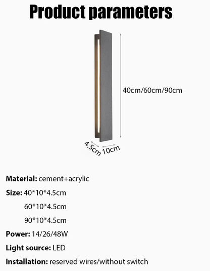 Verthara Premium Limestone Outdoor Wall Sconce
