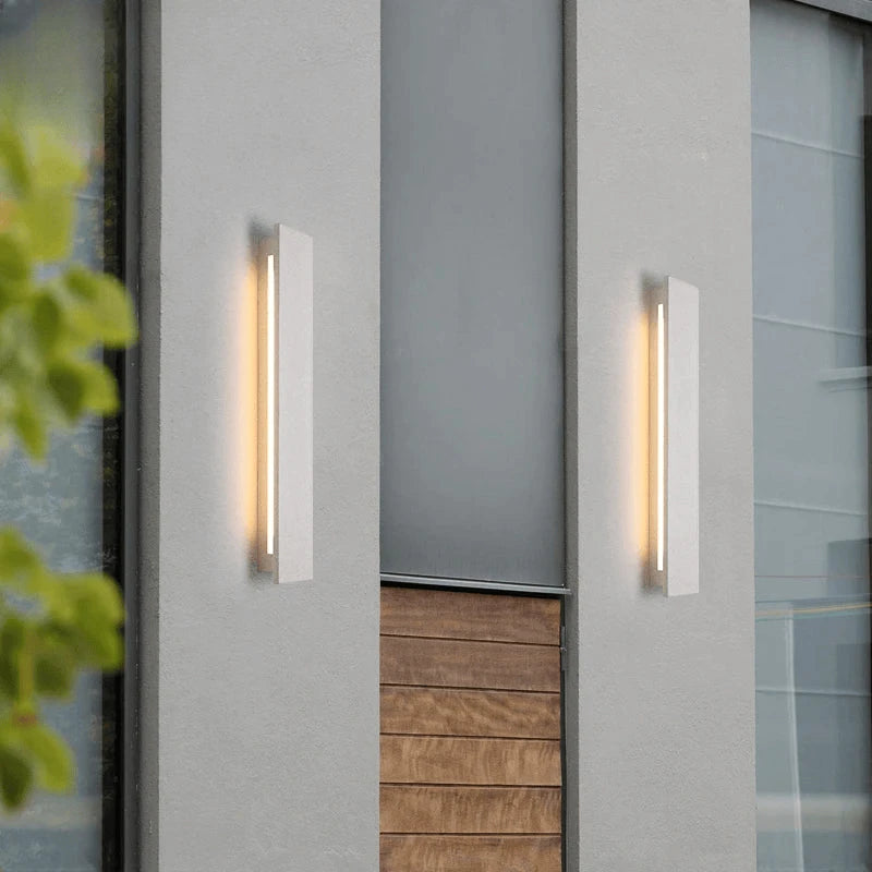 Verthara Premium Limestone Outdoor Wall Sconce