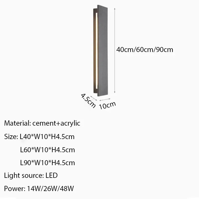 Verthara Premium Limestone Outdoor Wall Sconce