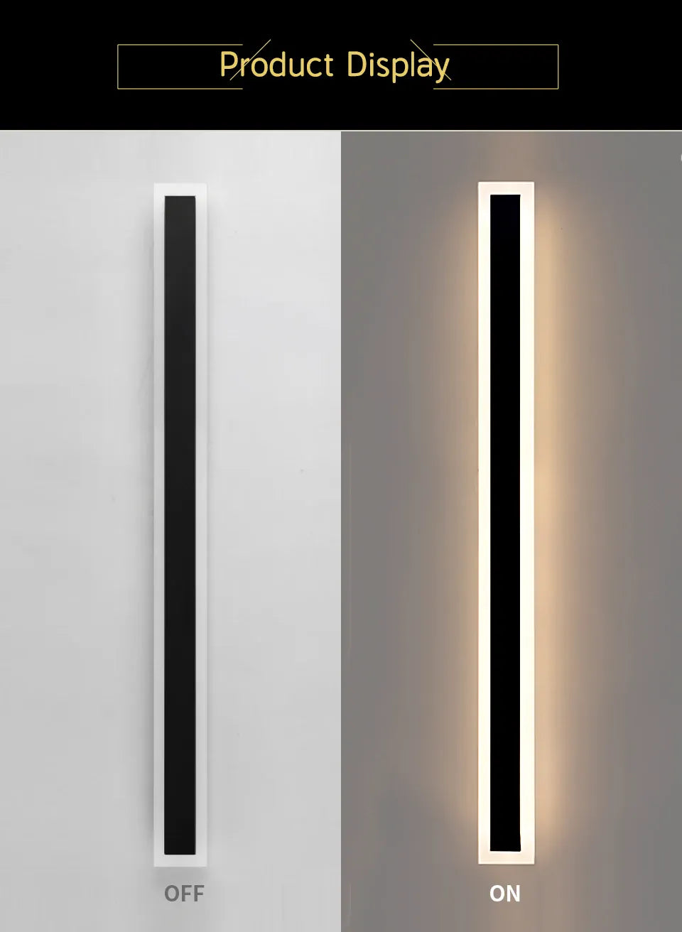 Verthara Premium Linear Outdoor Wall Light