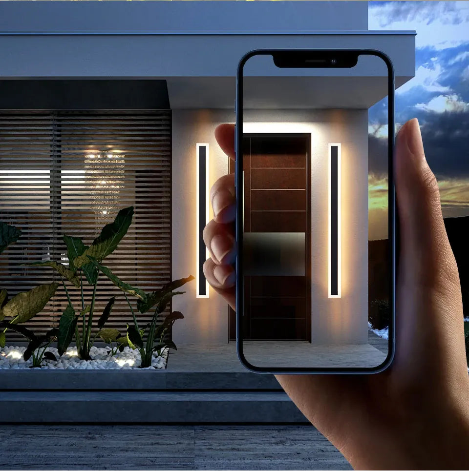 Verthara Premium Linear Outdoor Wall Light