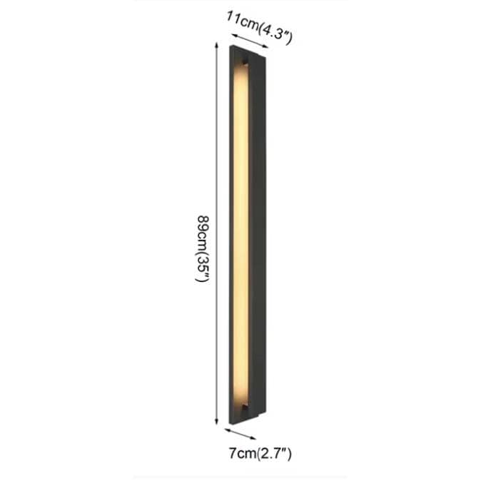 Verthara Premium Linear Stainless Steel Outdoor Wall Light