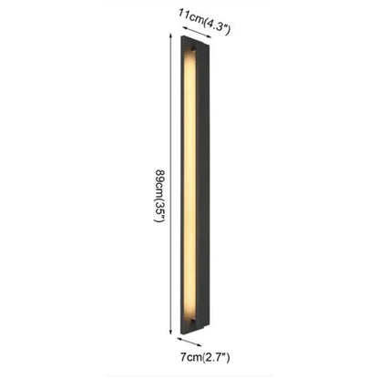 Verthara Premium Linear Stainless Steel Outdoor Wall Light