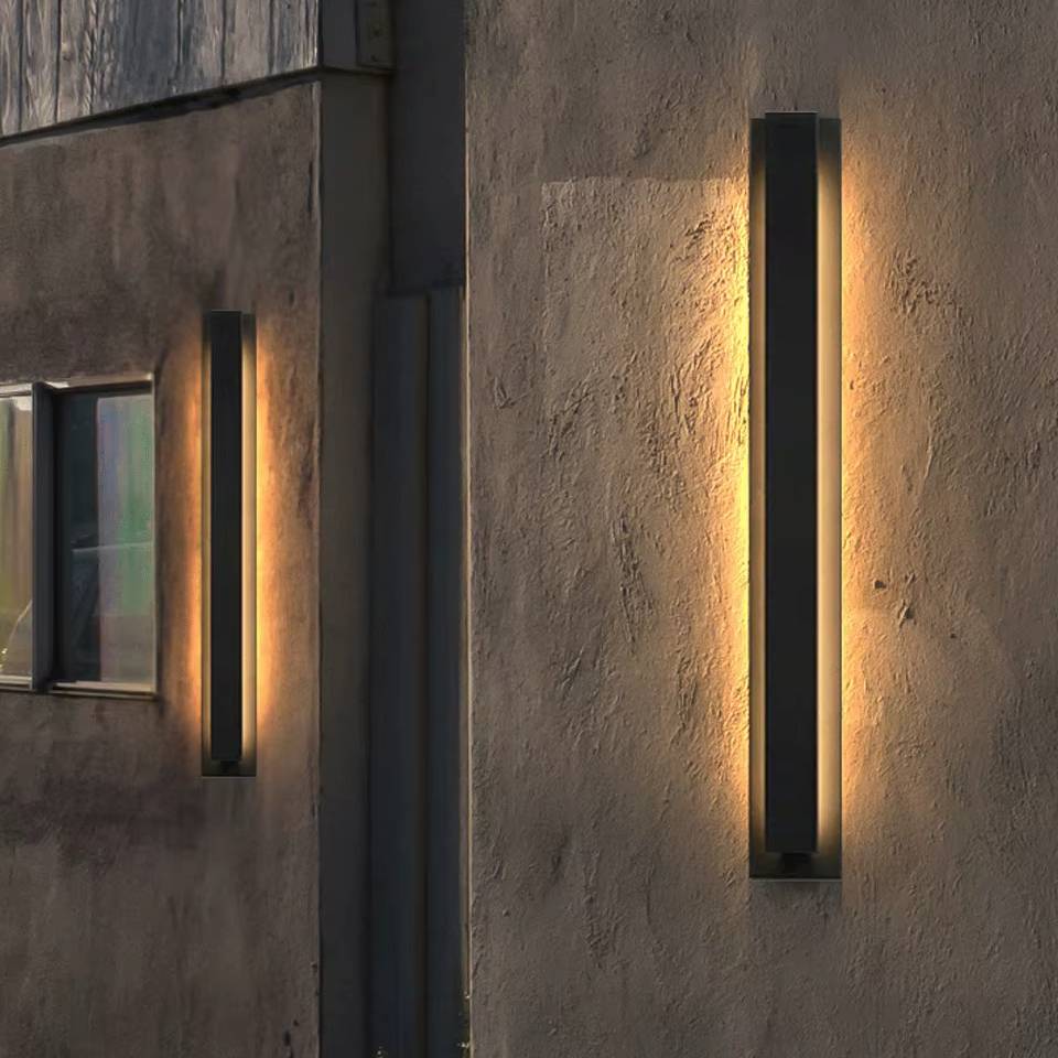 Verthara Premium Linear Stainless Steel Outdoor Wall Light